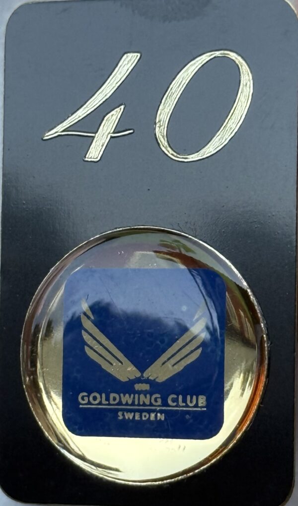 GoldWing Club Sweden Årsnålar