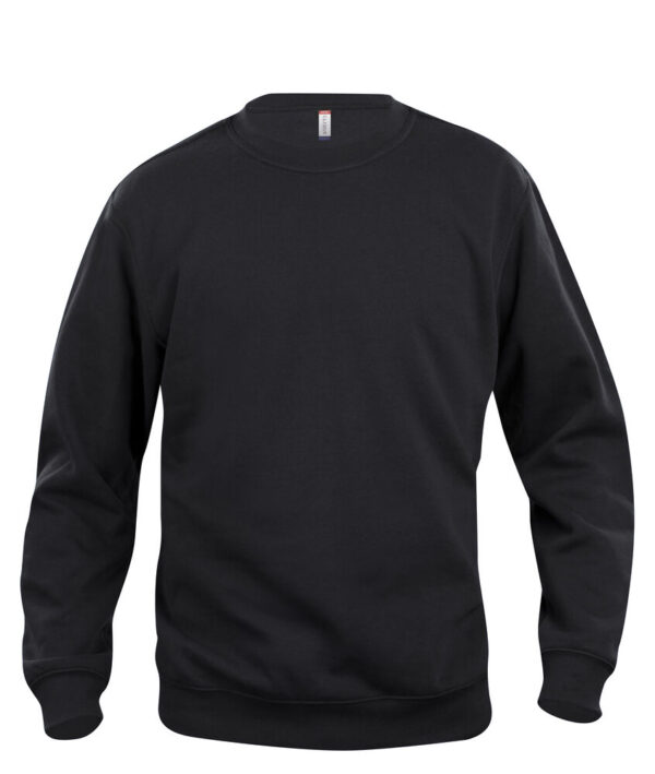 Sweatshirt rund hals 65% poly/35% bomull